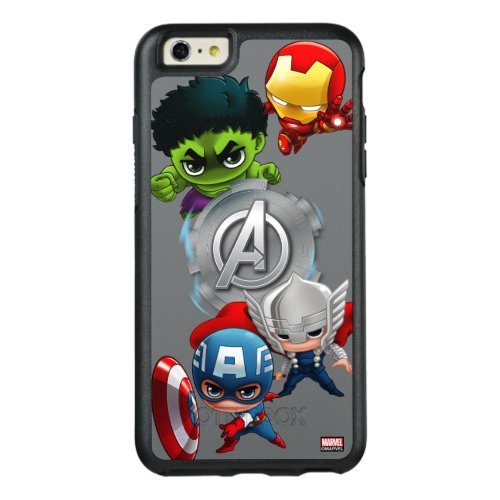 Avengers Classics  Chibi Avengers Assembled OtterBox iPhone 66s Plus Case