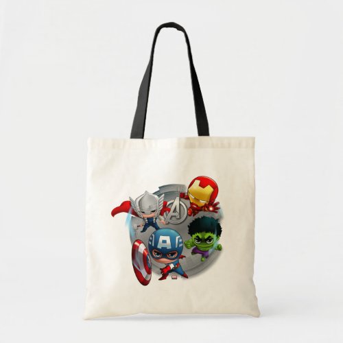 Avengers Classics  Chibi Avengers Assembled Tote Bag