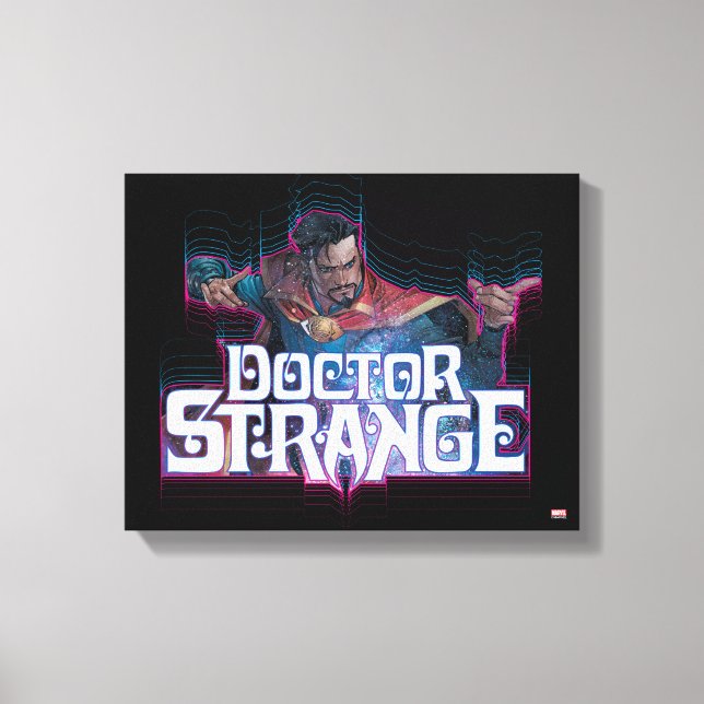 Avengers Classics | Doctor Strange Cosmic Graphic Canvas Print (Front)