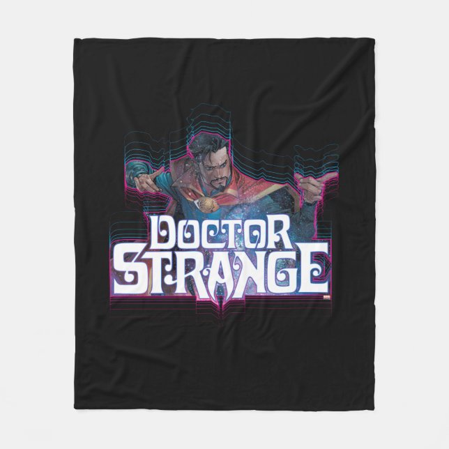 Avengers Classics | Doctor Strange Cosmic Graphic Fleece Blanket (Front)