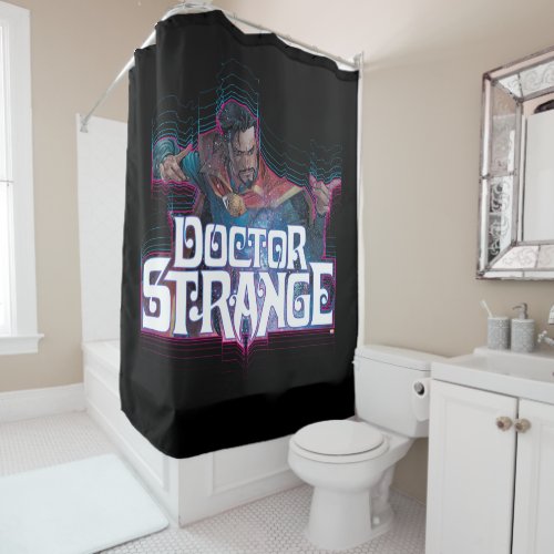 Avengers Classics  Doctor Strange Cosmic Graphic Shower Curtain