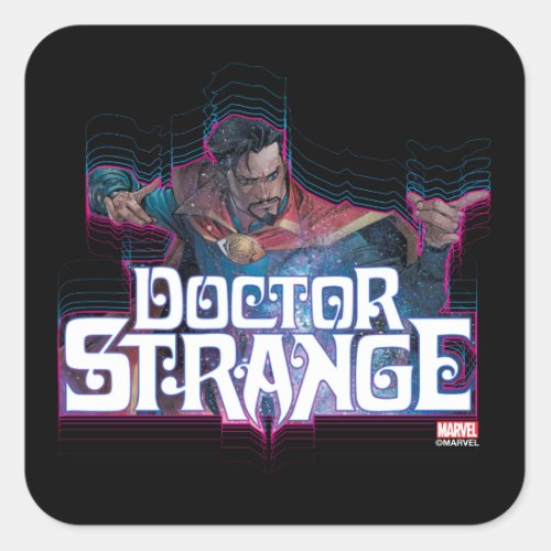 Avengers Classics  Doctor Strange Cosmic Graphic Square Sticker