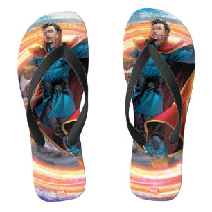 Avengers Classics   Doctor Strange In Portal Flip Flops