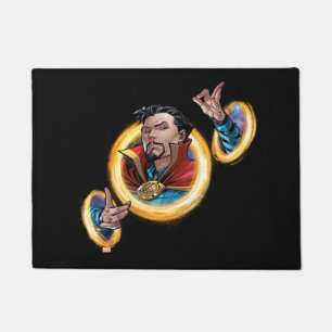 Avengers Classics Doctor Strange Through Portals Doormat