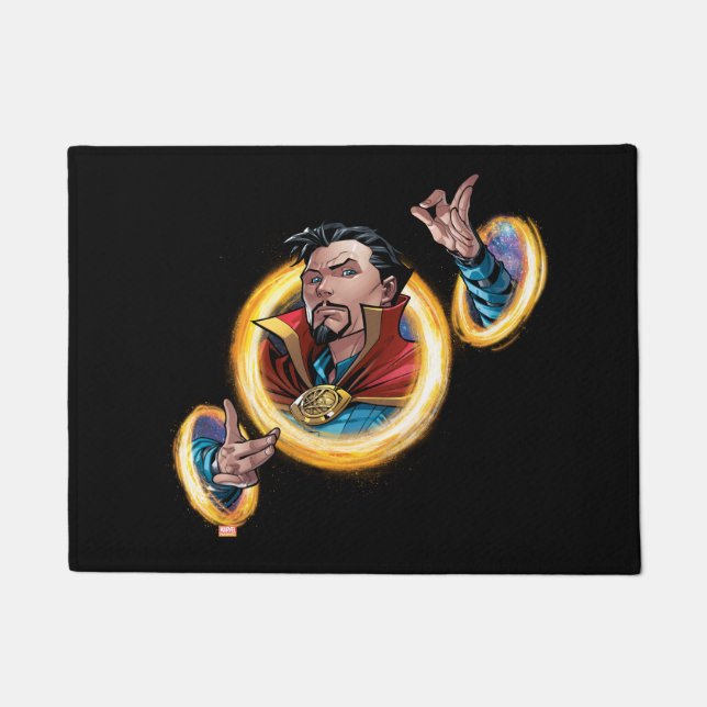 Avengers Classics | Doctor Strange Through Portals Doormat (Front)