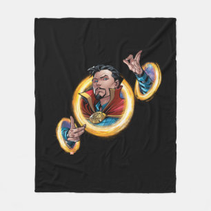 Avengers Classics   Doctor Strange Through Portals Fleece Blanket