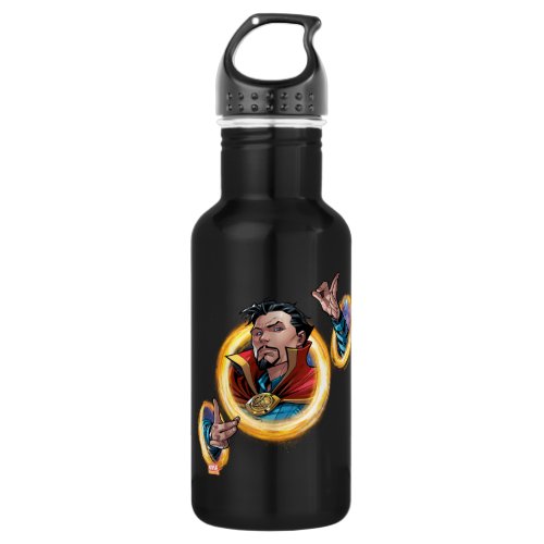 Avengers Classics  Doctor Strange Through Portals Stainless Steel Water Bottle