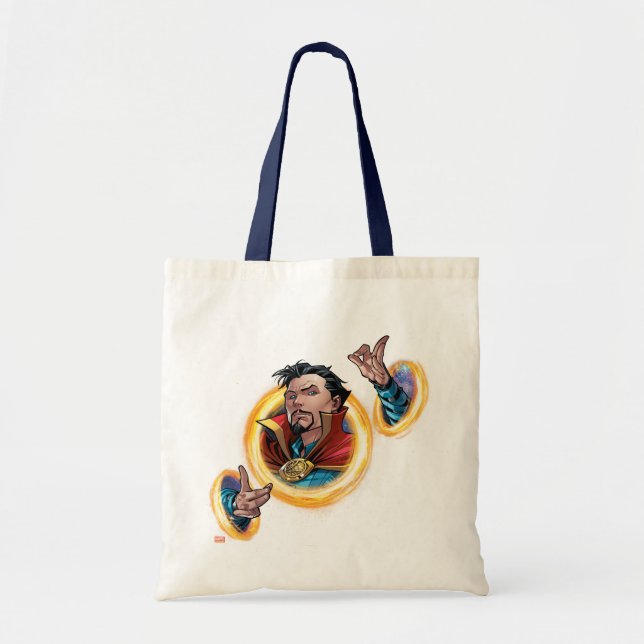 Avengers Classics | Doctor Strange Through Portals Tote Bag (Front)