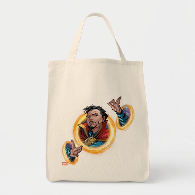 Avengers Classics | Doctor Strange Through Portals Tote Bag (Front)