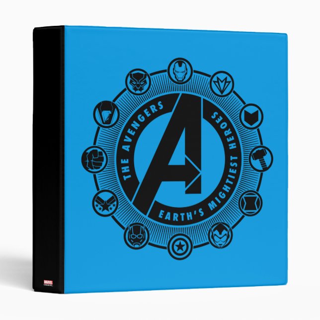 Avengers Classics | Earth's Mightiest Heroes Icons 3 Ring Binder (Front/Spine)
