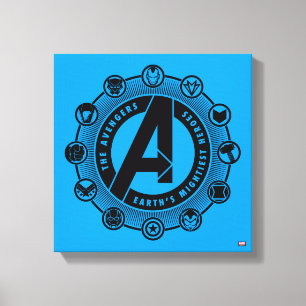 Avengers Classics   Earth's Mightiest Heroes Icons Canvas Print
