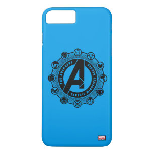 Avengers Classics   Earth's Mightiest Heroes Icons iPhone 8 Plus/7 Plus Case