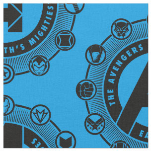 Avengers Classics   Earth's Mightiest Heroes Icons Fabric