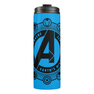 Avengers Classics   Earth's Mightiest Heroes Icons Thermal Tumbler