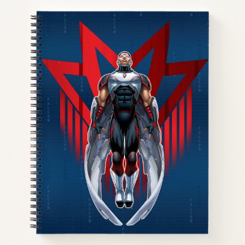Avengers Classics  Falcon Icon Badge Notebook
