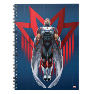 Avengers Classics   Falcon Icon Badge Notebook