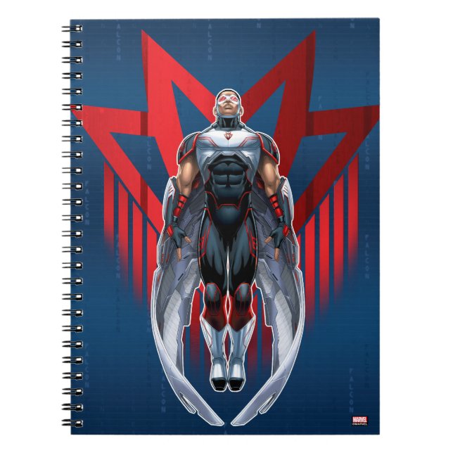 Avengers Classics | Falcon Icon Badge Notebook (Front)