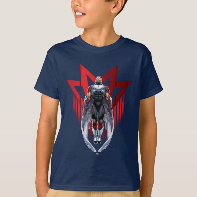 Avengers Classics | Falcon Icon Badge T-Shirt (Front)