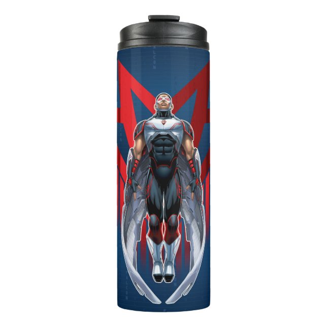 Avengers Classics | Falcon Icon Badge Thermal Tumbler (Front)