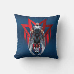 Avengers Classics   Falcon Icon Badge Throw Pillow