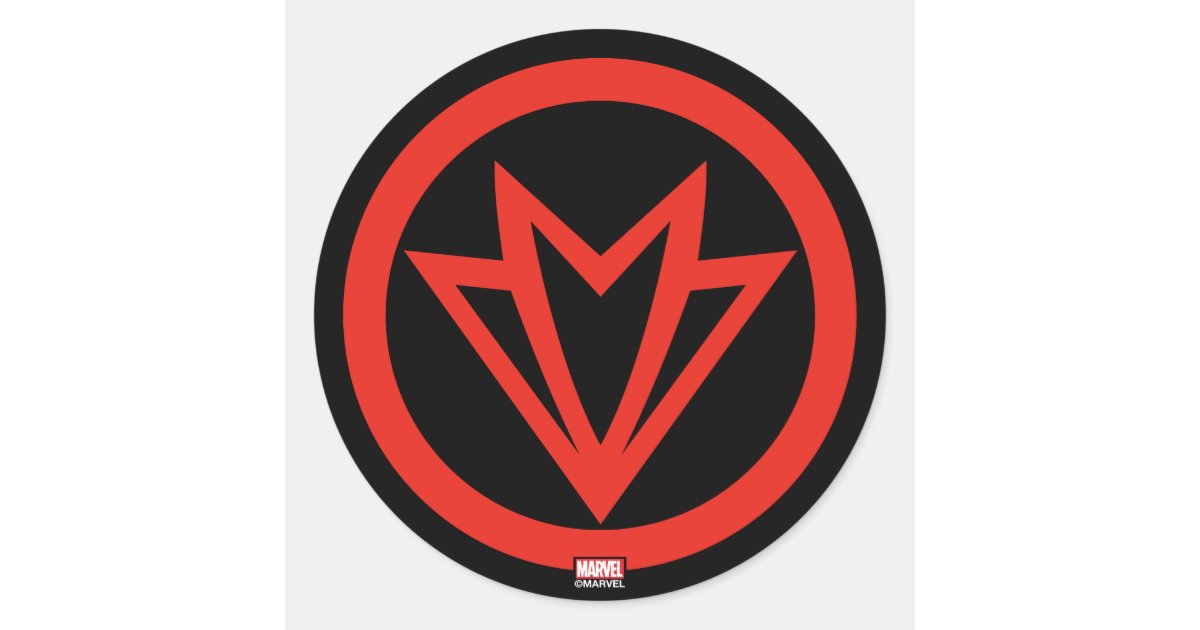 Avengers Classics Falcon Icon Classic Round Sticker Zazzle Com