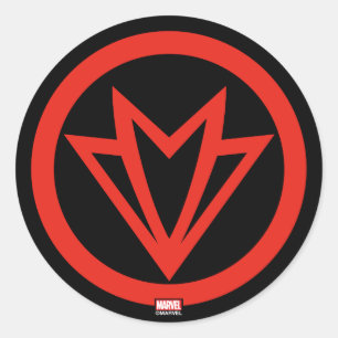 Avengers Classics   Falcon Icon Classic Round Sticker