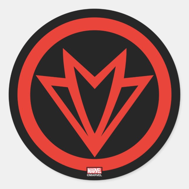 Avengers Classics | Falcon Icon Classic Round Sticker (Front)