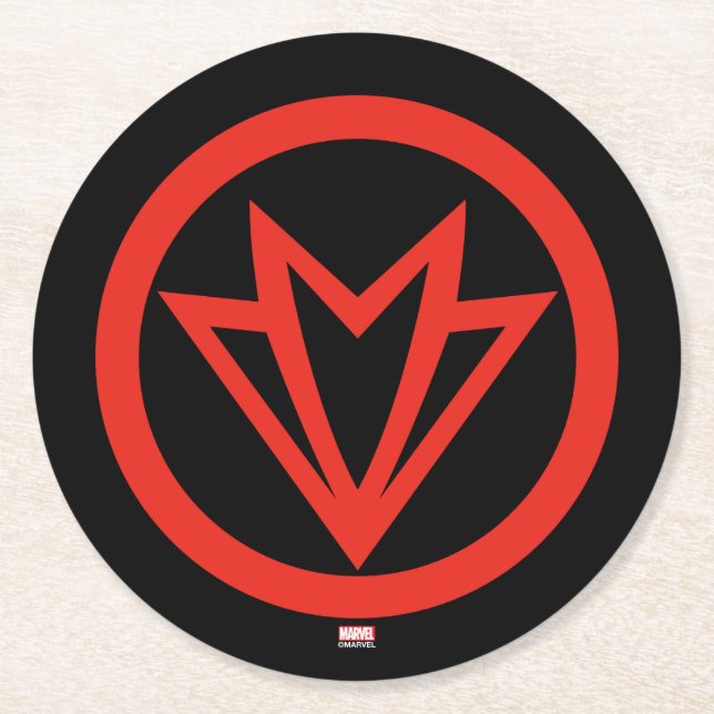 Avengers Classics | Falcon Icon Round Paper Coaster (Front)