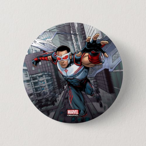 Avengers Classics  Falcon In Flight Button