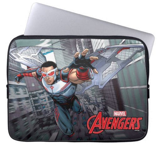 Avengers Classics  Falcon In Flight Laptop Sleeve