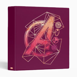 Avengers Classics   Geometric Avengers Icons 3 Ring Binder