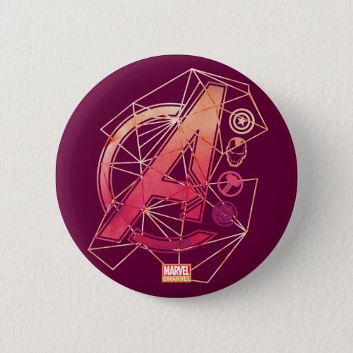 Avengers Classics  Geometric Avengers Icons Button