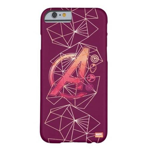 Avengers Classics  Geometric Avengers Icons Barely There iPhone 6 Case