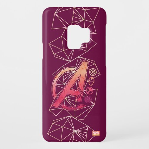 Avengers Classics  Geometric Avengers Icons Case_Mate Samsung Galaxy S9 Case