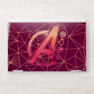 Avengers Classics   Geometric Avengers Icons HP Laptop Skin