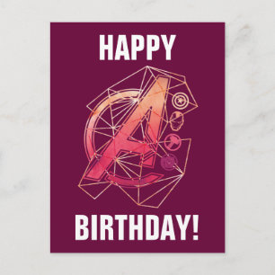 Avengers Classics   Geometric Avengers Icons Postcard