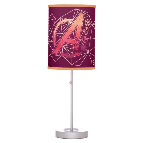 Avengers Classics  Geometric Avengers Icons Table Lamp