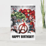 Avengers Classics | Glowing Logo Avengers Group Card