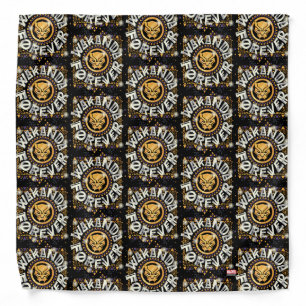 Avengers Classics   Golden Wakanda Forever Graphic Bandana