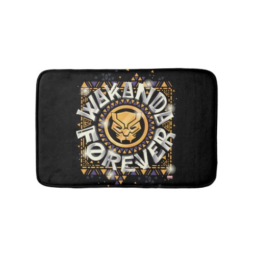 Avengers Classics  Golden Wakanda Forever Graphic Bath Mat