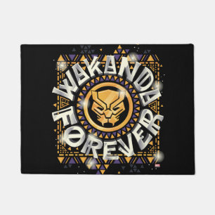 Avengers Classics Golden Wakanda Forever Graphic Doormat