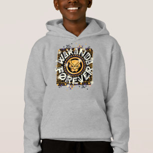Avengers Classics Golden Wakanda Forever Graphic Hoodie