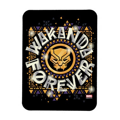 Avengers Classics  Golden Wakanda Forever Graphic Magnet