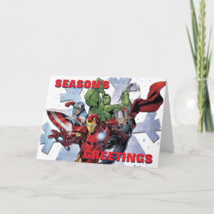 Avengers Classics   Group Snowflake Graphic Card