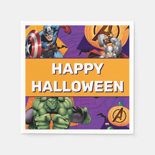 Avengers Classics  Halloween Cap Hulk  Thor Napkins