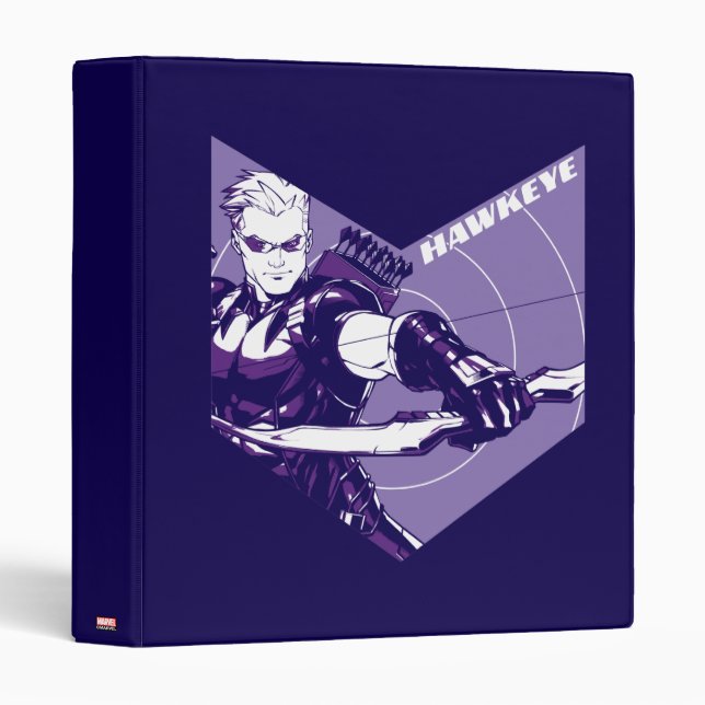 Avengers Classics | Hawkeye Arrow Cutout 3 Ring Binder (Front/Spine)
