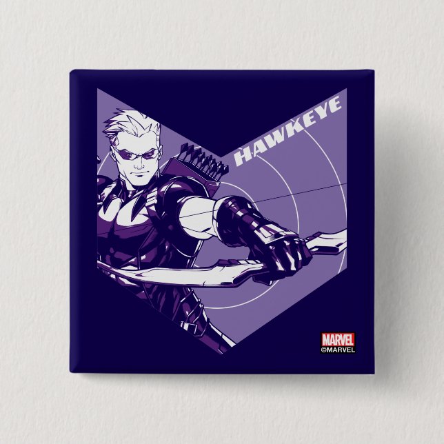 Avengers Classics | Hawkeye Arrow Cutout Button (Front)