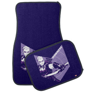 Avengers Classics Hawkeye Arrow Cutout Car Floor Mat