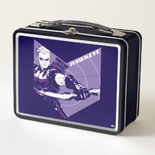 Avengers Classics Hawkeye Arrow Cutout Metal Lunch Box