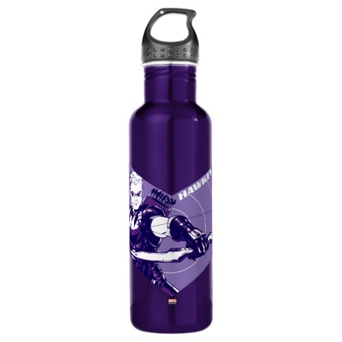 Avengers Classics  Hawkeye Arrow Cutout Stainless Steel Water Bottle